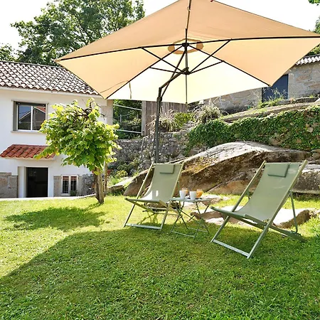 Hébergement de vacances A Casina De Fina - Vistas Al Mar, Jardin, 10 Min Sanxenxo *